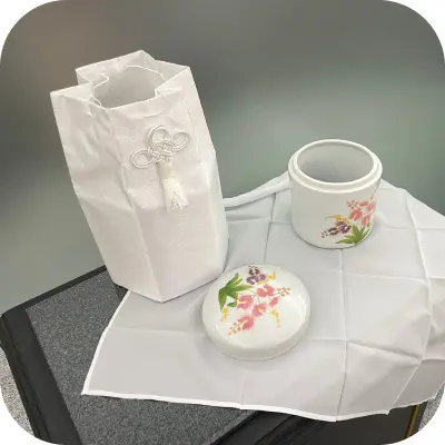 骨壺に納めご返骨