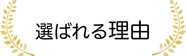 選ばれる理由